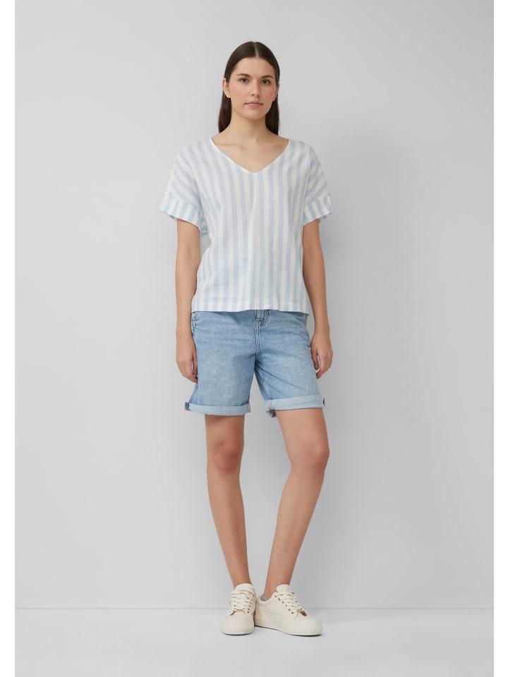 s.Oliver Jeans-Hose kurz in Blau günstig kaufen