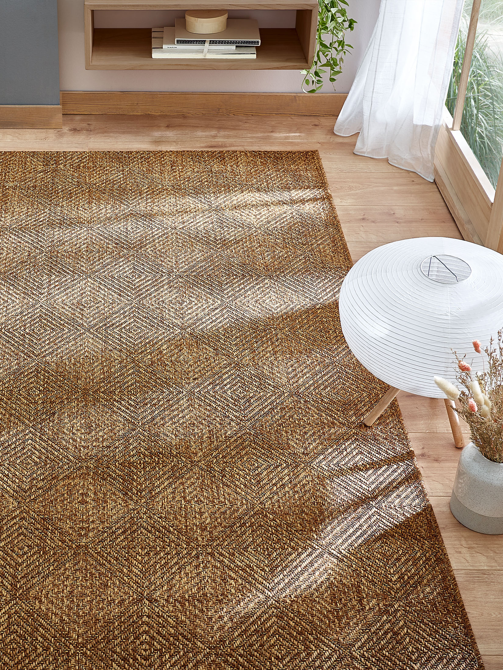 Belem Outdoor-Teppich, Brown Oak