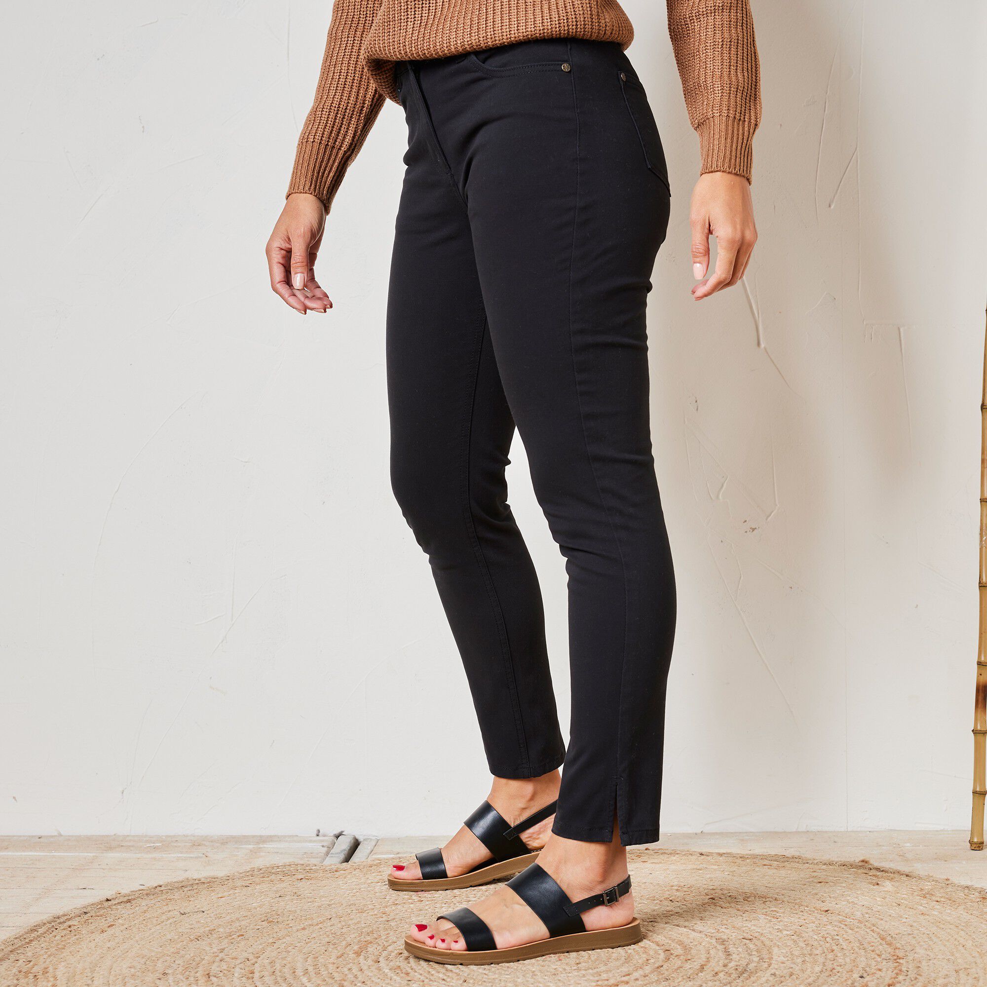 Pantalon fuselé 7/8 bi-stretch
