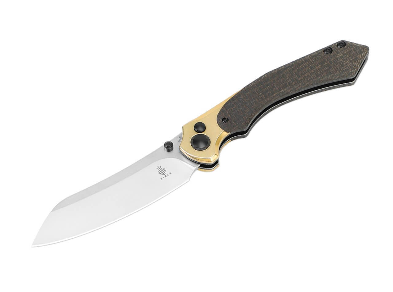 Clairvoyant 154CM Brass Micarta Black