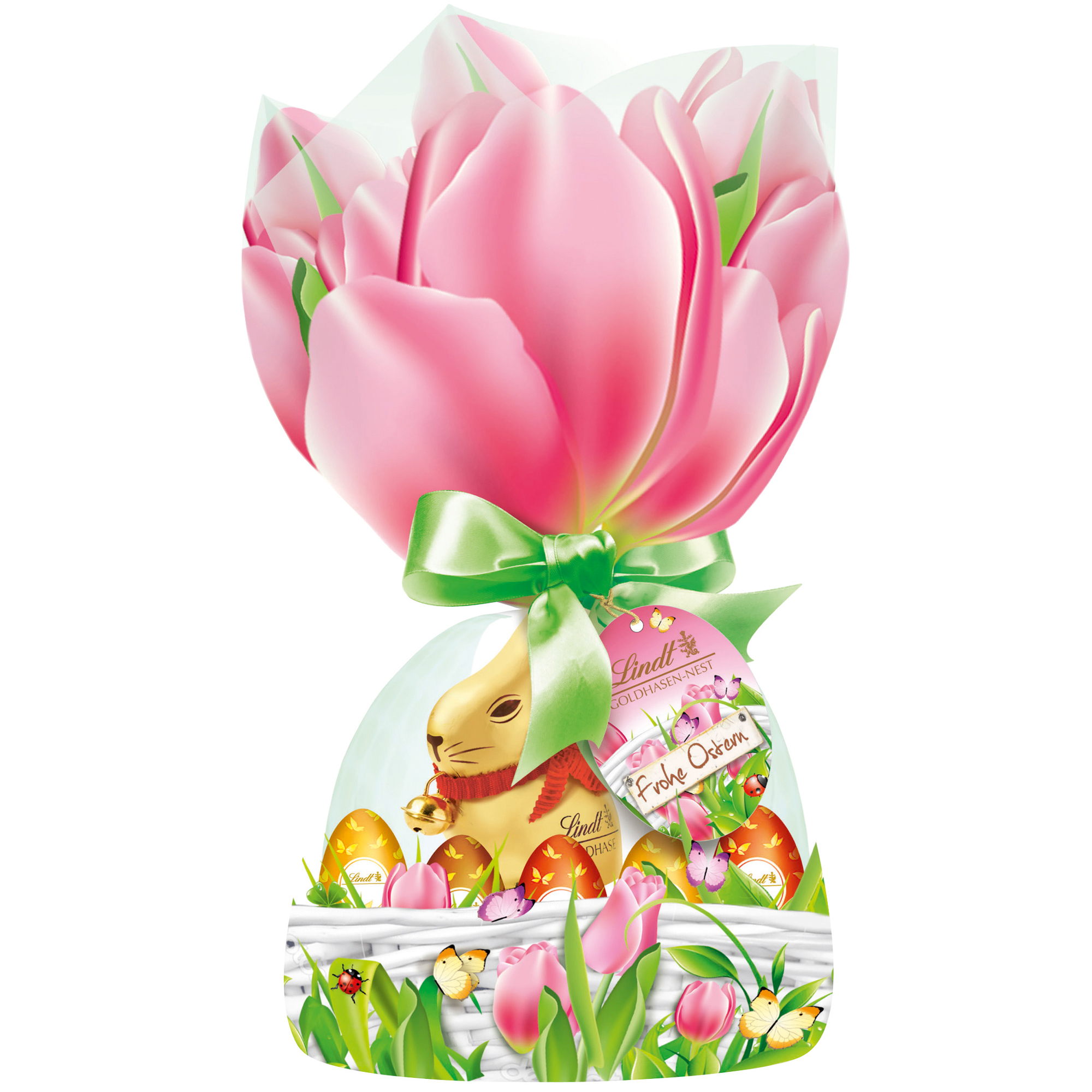 Lindt Hasen-Nest mit Spezialitäten-Eiern 194g