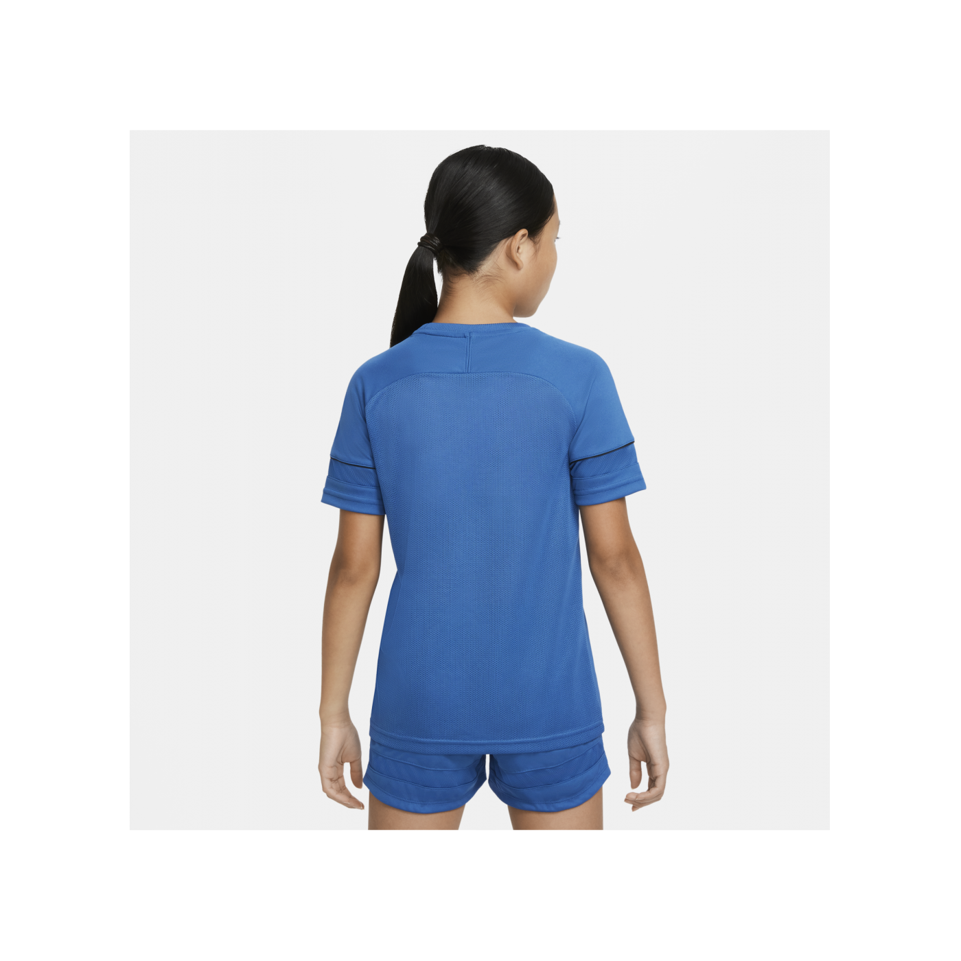 Nike Academy 21 T-Shirt Kids Blau Schwarz F407