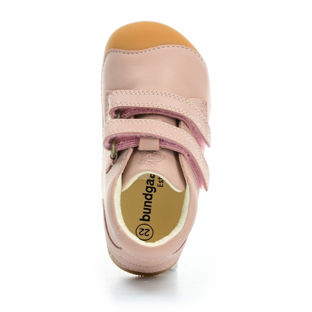 Bundgaard Petit Velcro Old Rose rosa Mid Cut Barfußschuhe