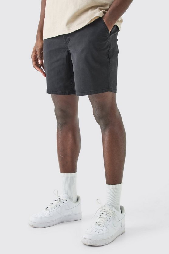 Skinny Chino-Shorts