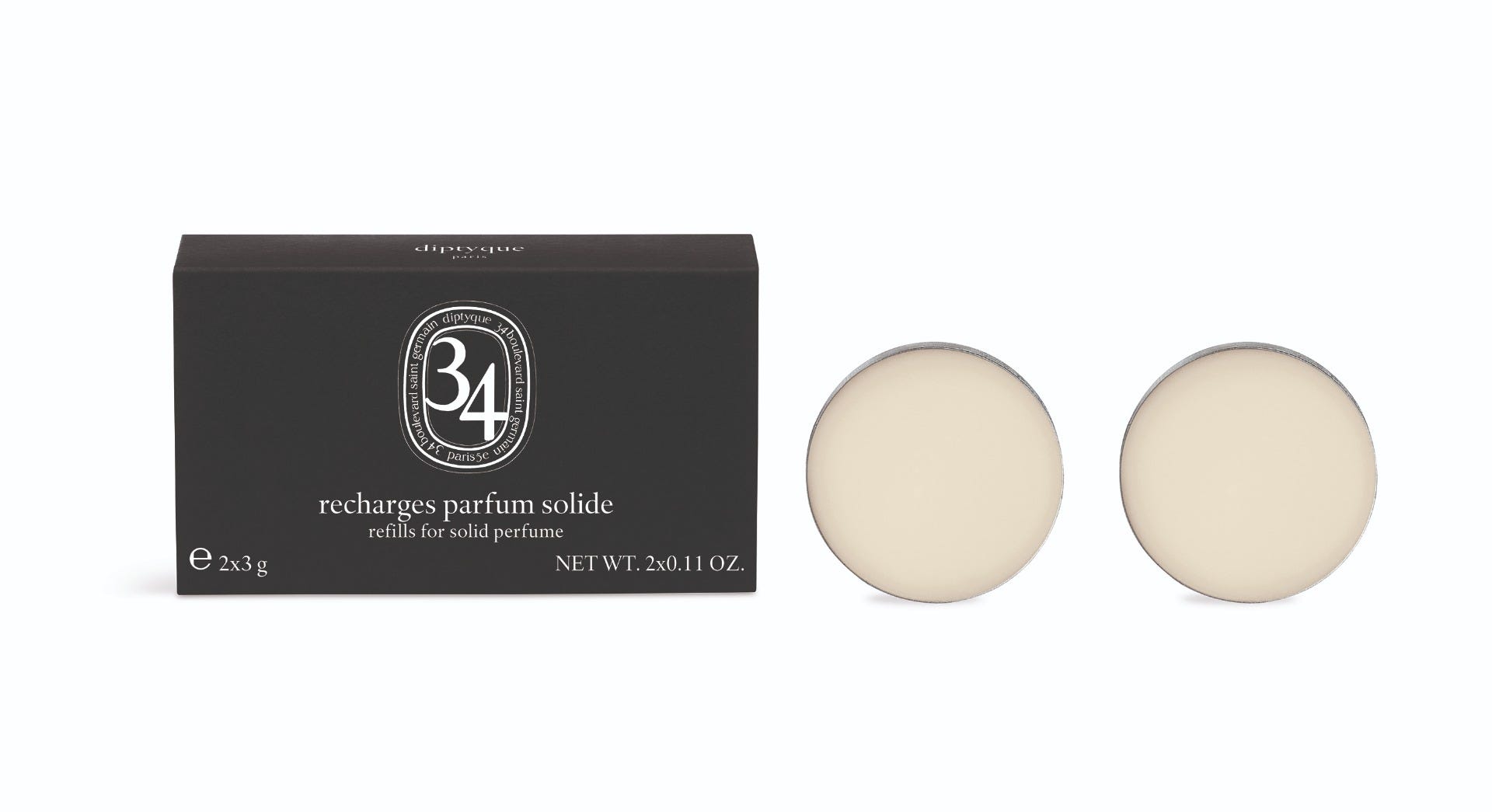 34 Boulevard Saint Germain - Recharges pour parfum solide