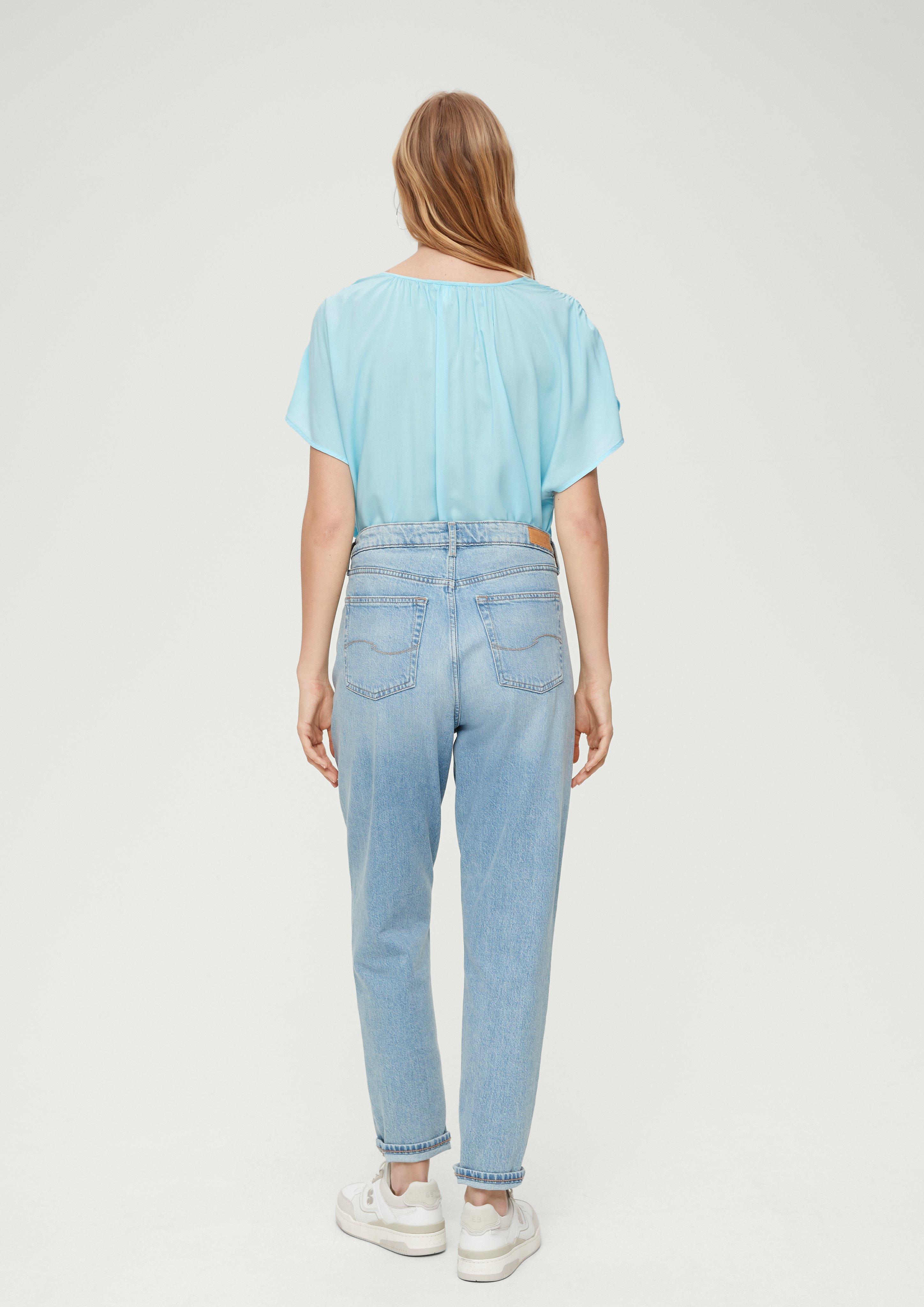 Viskosebluse mit Raffung  2130782-6045