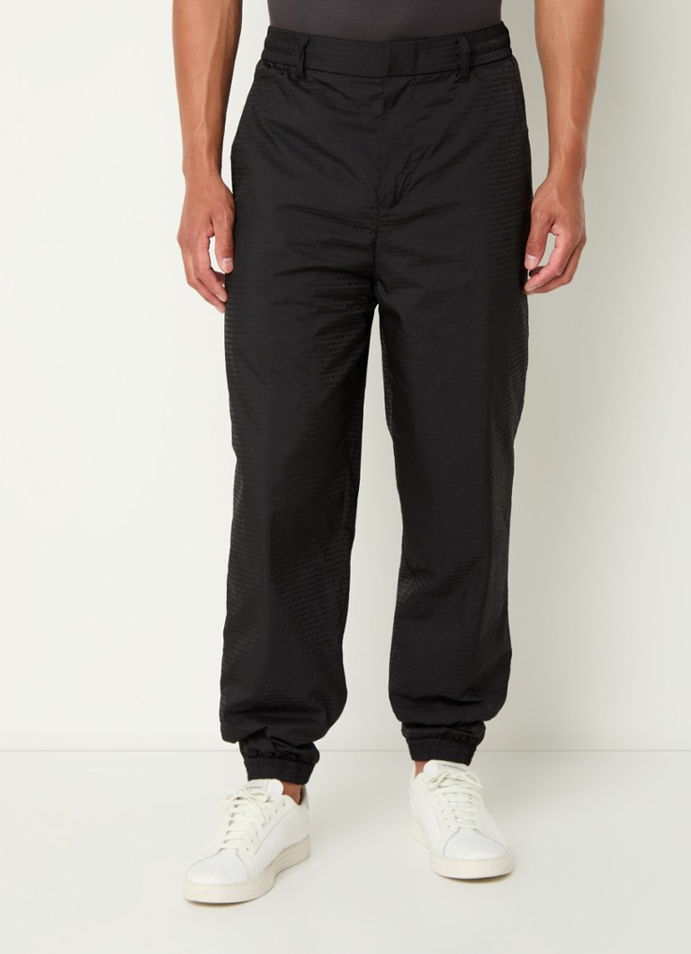 Emporio Armani sweatpants with logo print and side pockets