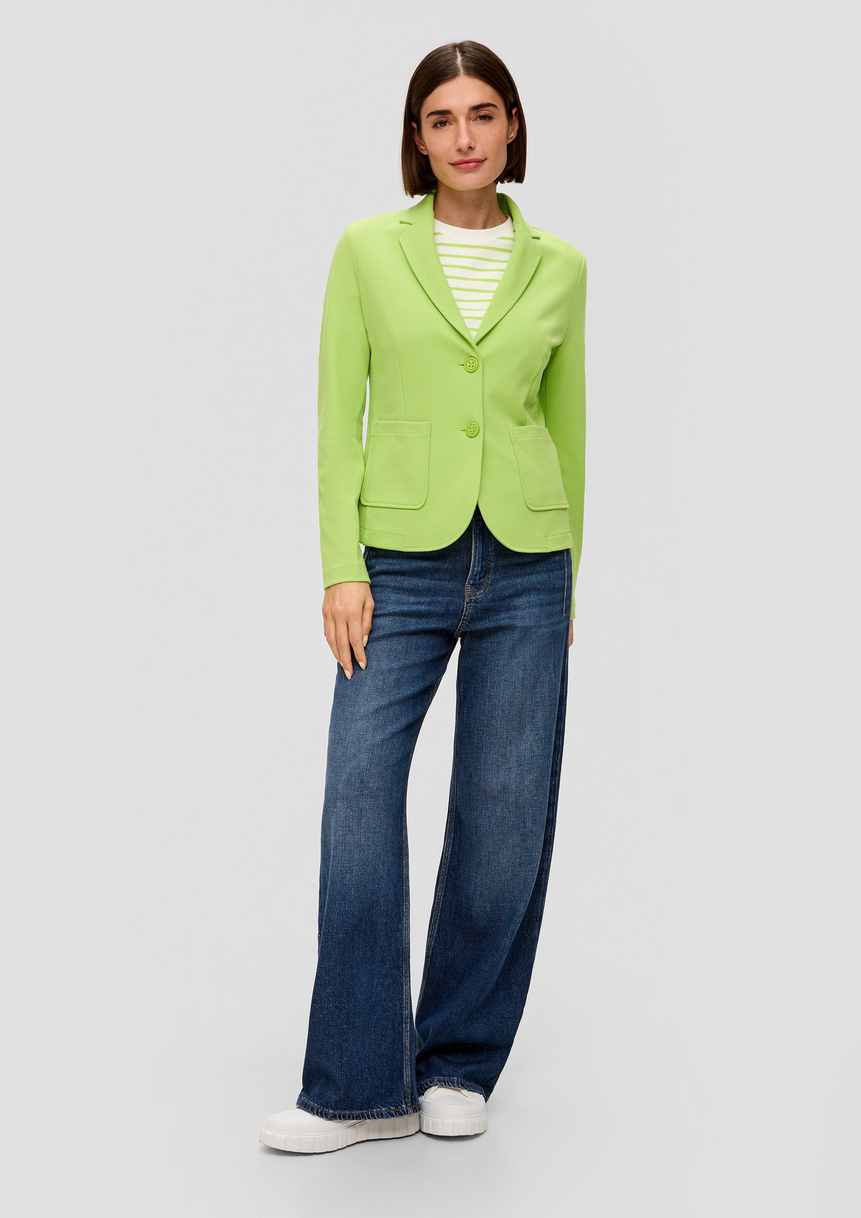 Blazer aus strukturiertem Jersey  2140914-7423