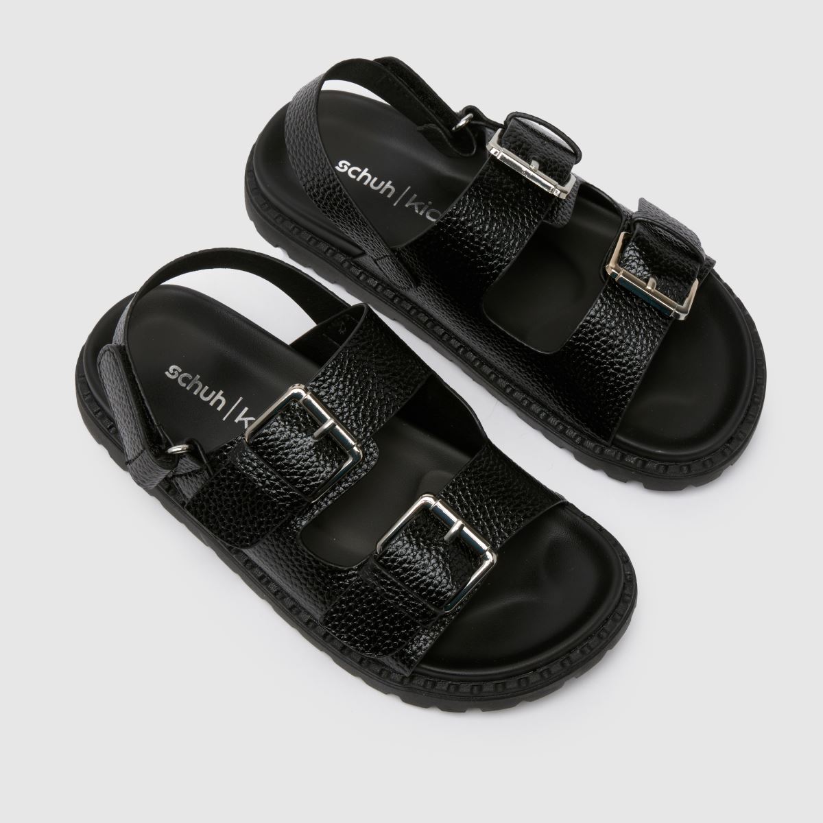 Schuh fekete Tyra vastag talpbetét Lány junior szandál