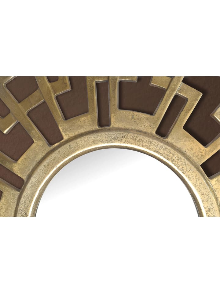 KADIMA DESIGN Wandspiegel Art déco 60 cm Metall Design Hängespiegel , Aluminium günstig kaufen onesize