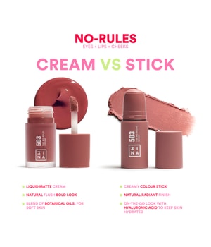 3INA The No-Rules Cream Cremerouge-8 ml