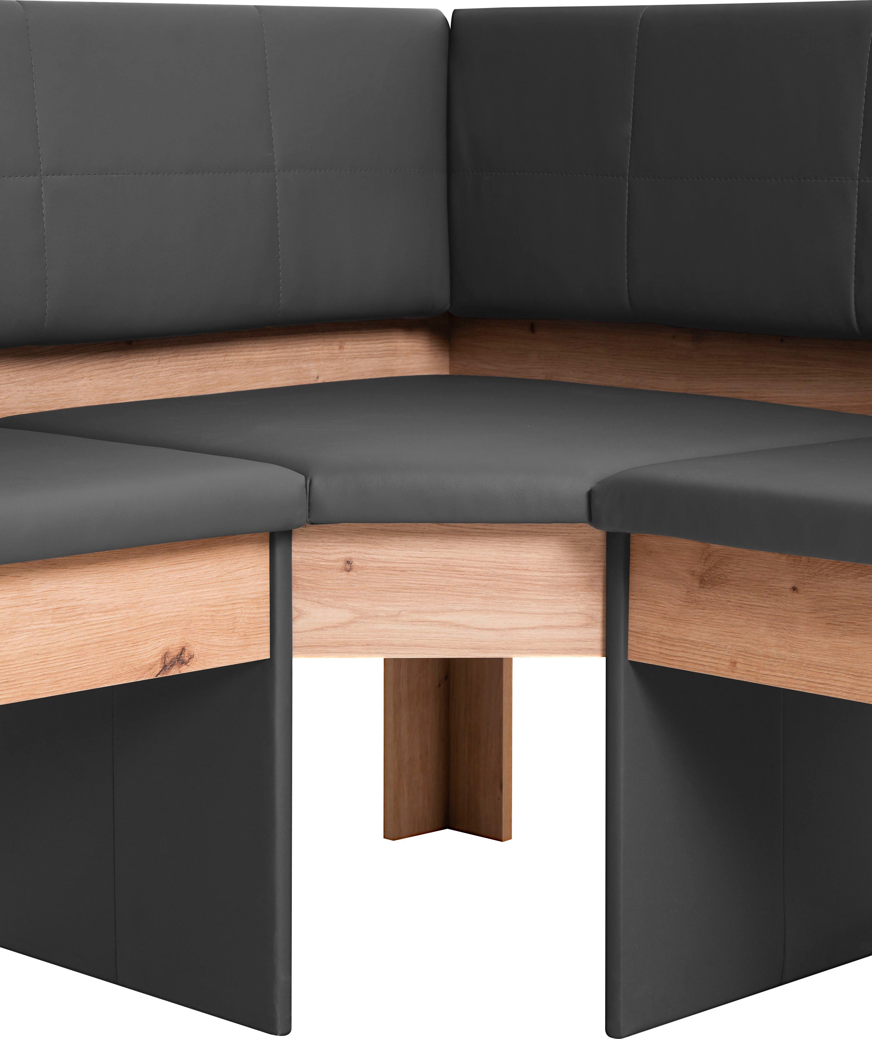Home affaire Eckbankgruppe Sofi, (Set, 4-tlg), Eckbank mit Truhe