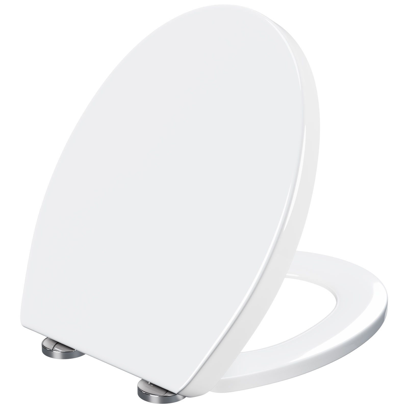 Wellgro WC-Sitz WC-Deckel Duroplast mit Absenkautomatik und Quick Release