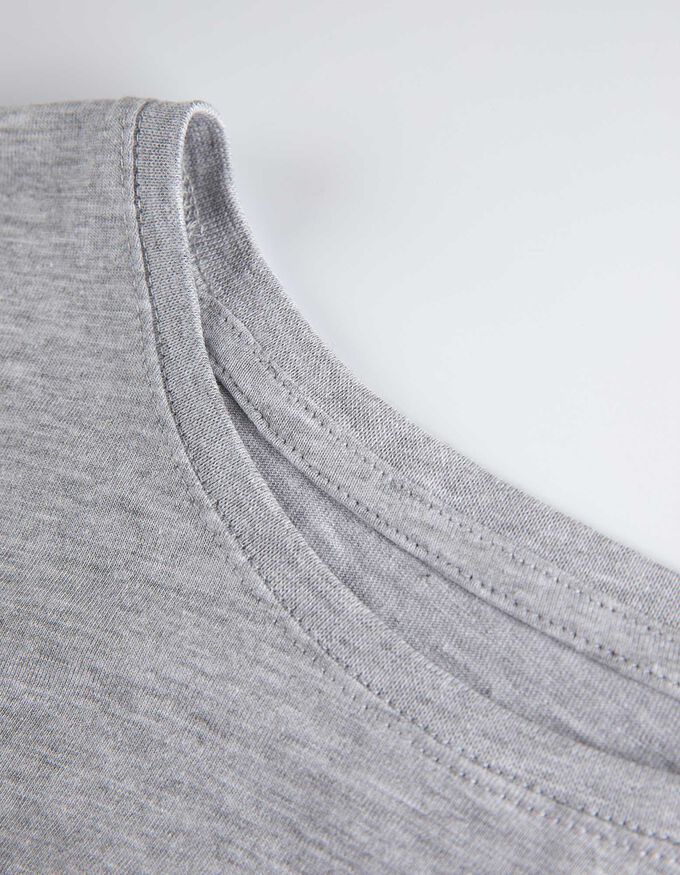 Langarmshirt - Rundhals-Ausschnitt