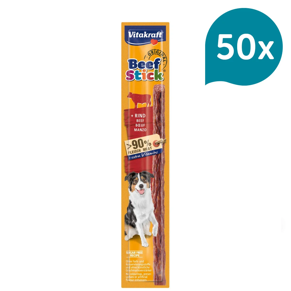 Vitakraft Hundesnack Beef-Stick mit Rind 50 Stück bei ZooRoyal