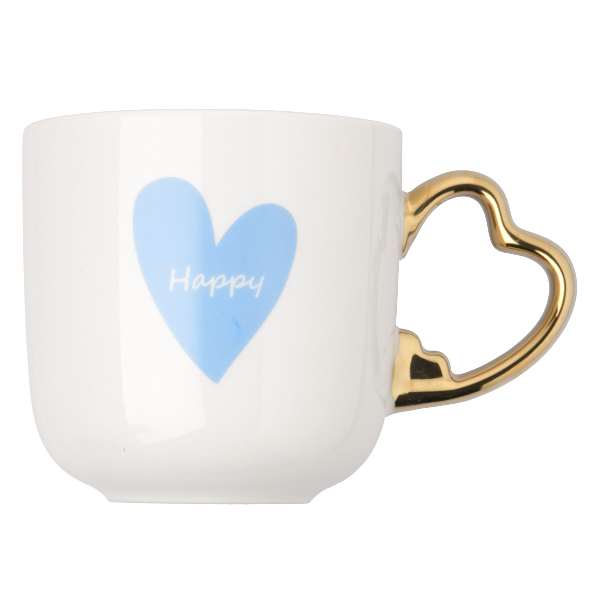 Tasse mit Herz und Schrifzug