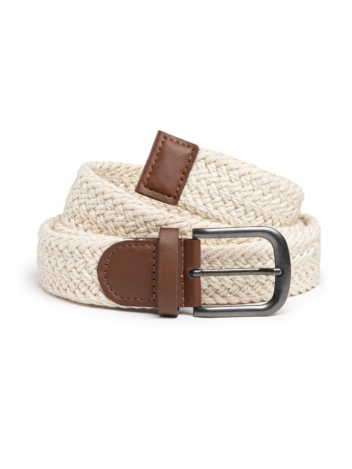 Amaci&Sons Flechtgürtel OAKS in Cremeweiß günstig kaufen