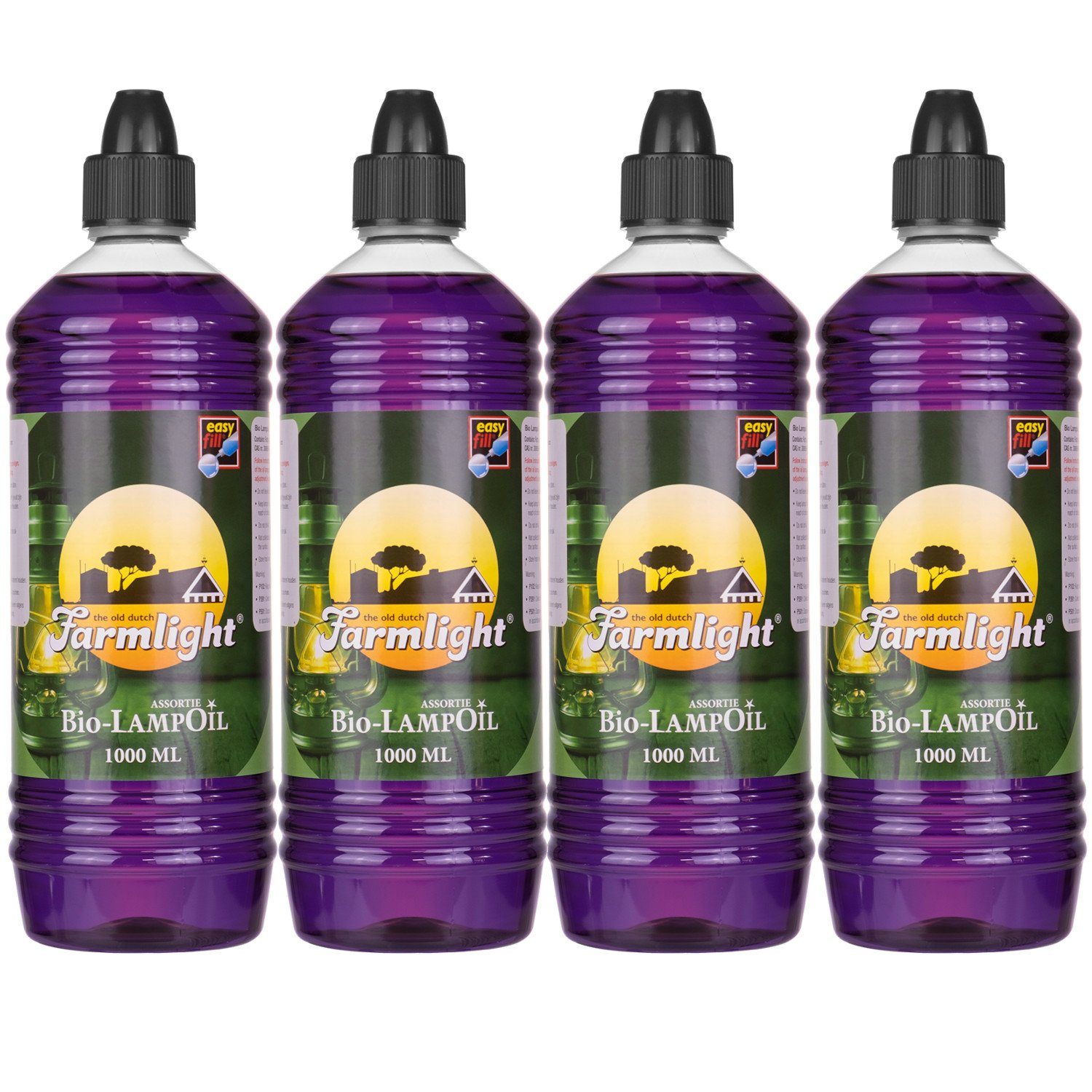 Moritz Lampenöl 4 Liter Bio Lampenöl lila, 2,8 kg, für Bambusfackeln, Gartenfackeln, Öllampen Outdoor Zubehör