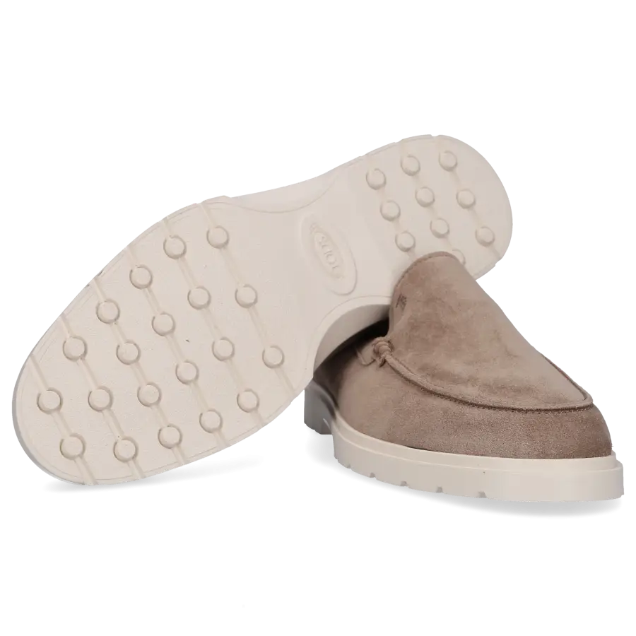 Tod's - Loafer M59K0 Veloursleder - beige