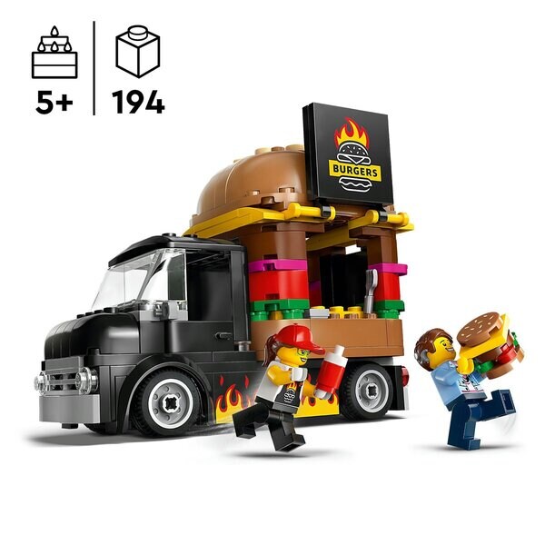 LEGO City 60404 Hamburgeres teherautó