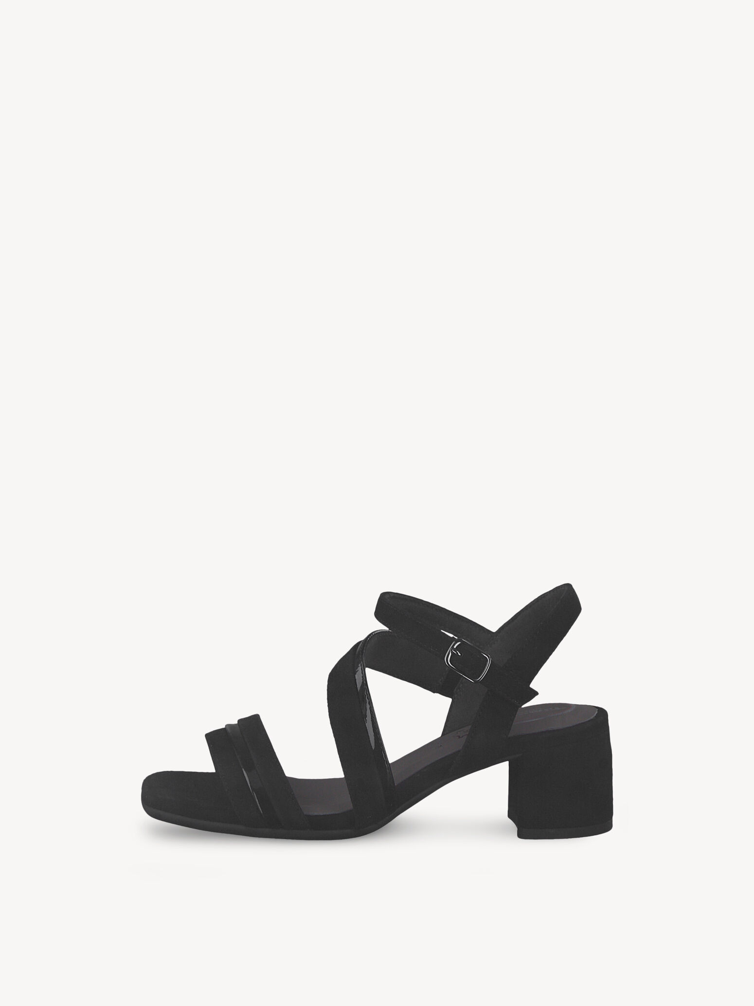 Sandale à talon - noir