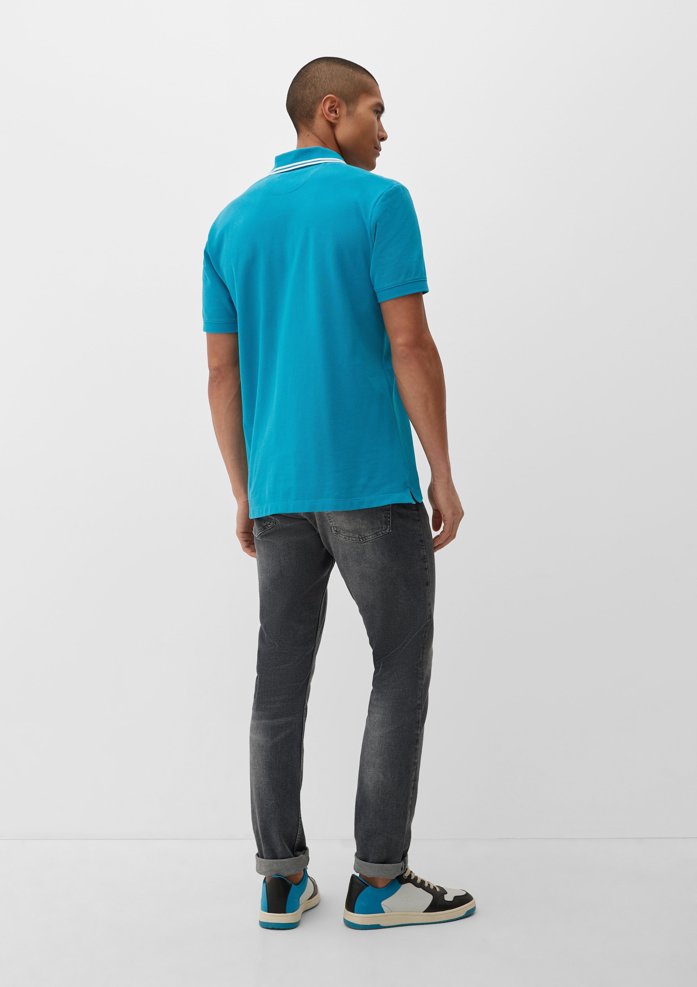 Poloshirt mit Labelpatch  2132729-6376