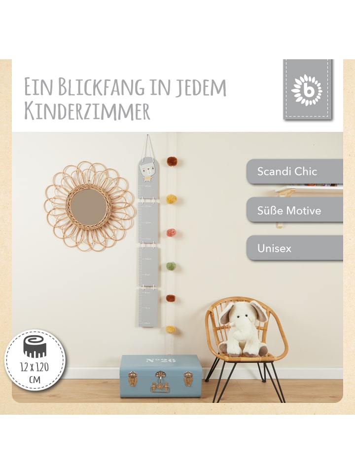 Bieco Spielwaren Holz Kindermesslatte Katze in Grau günstig kaufen onesize