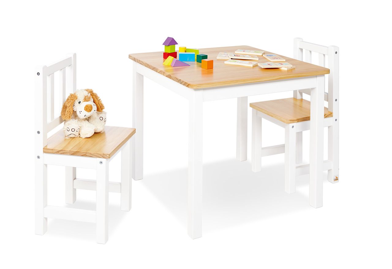 Pinolino Kinderträume Pinolino Kindersitzgruppe Fenna weiß/natur, 3-tlg.
