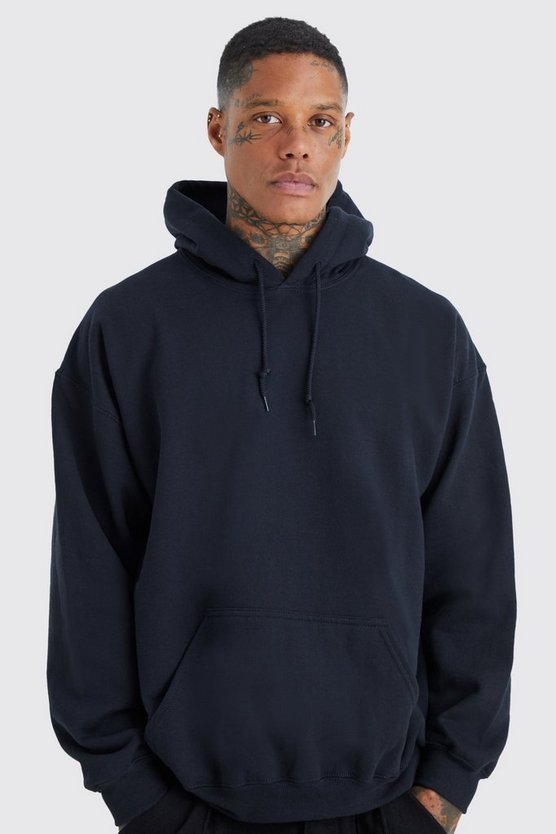Oversize Hoodie mit Pour Homme Print