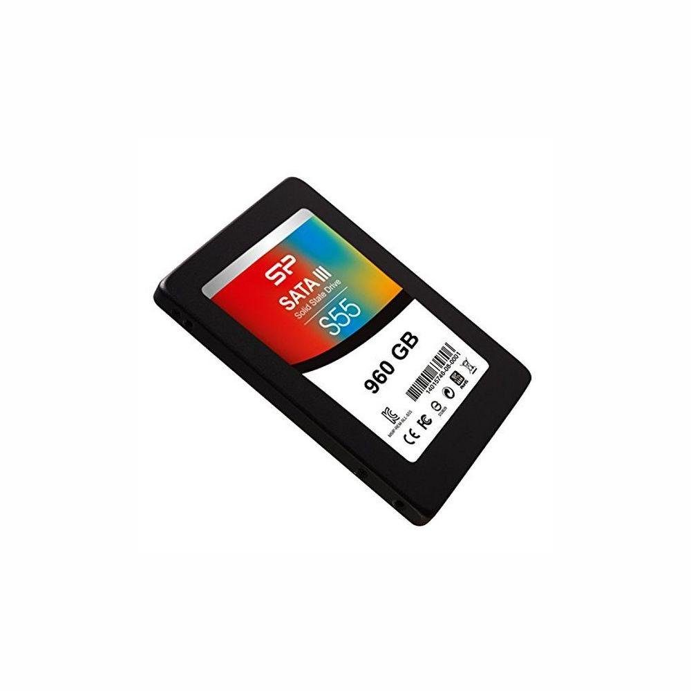 SILICON POWER Festplatte Silicon Power S55 25 SSD 960 GB 7 mm Sata III interne Gaming-SSD