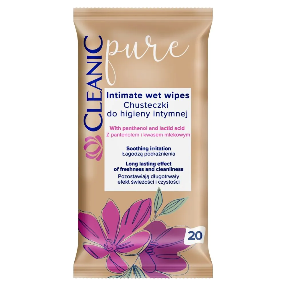 Cleanic Pure vlažne maramice za intimnu higijenu 20 kom.