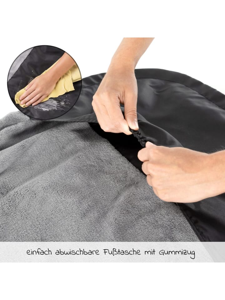 Zamboo Universal Fleece-Decke / Beindecke für Kinderwagen in grau günstig kaufen onesize