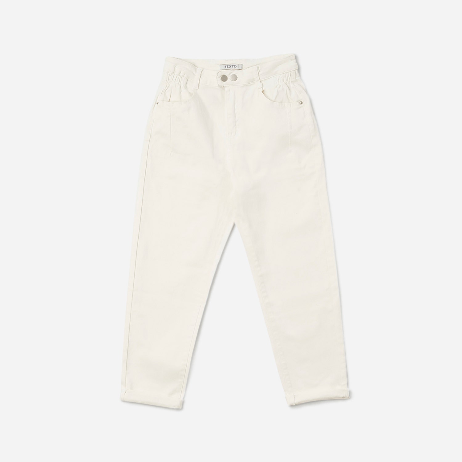 Jean slouchy TEXTO écru