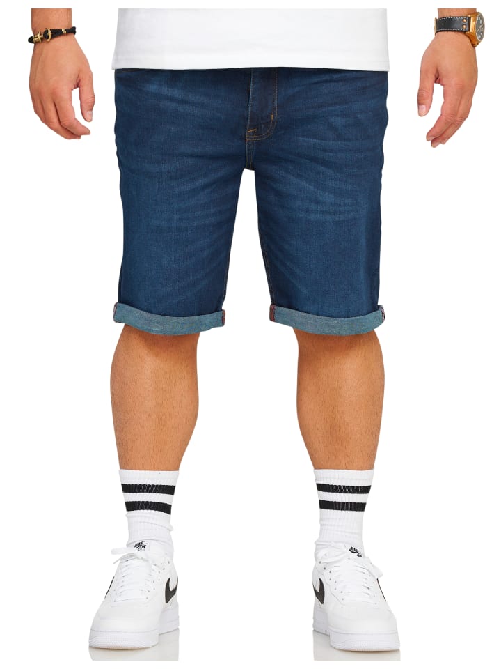 SOULSTAR Shorts - S2ALOJA Kurze Hose Jeans Bermuda Stretch Regular-Fit in Indigo_420 günstig kaufen