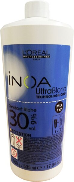 L'Oréal Professionnel Inoa Ultra Blond Professionnel Inoa Reichhaltiger Oxydant 30vol. 9% Entwicklerflüssigkeit