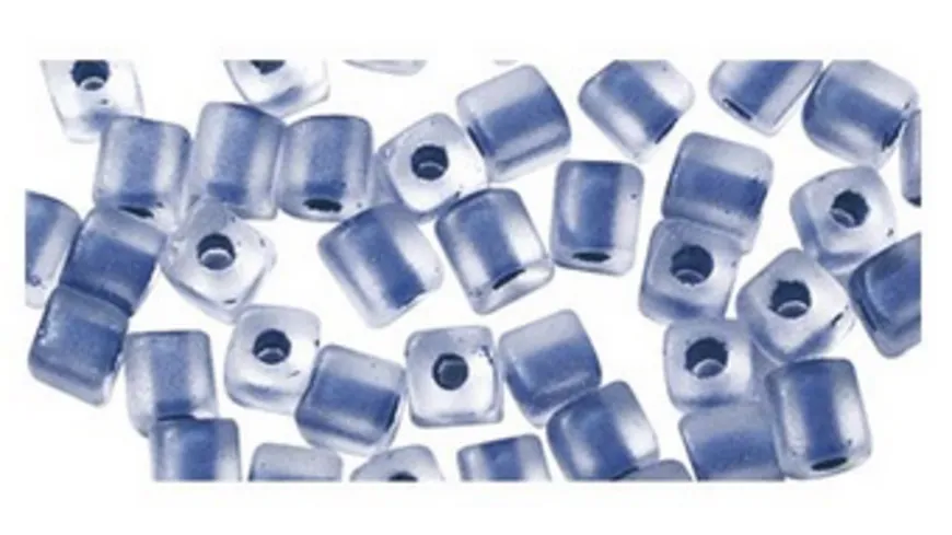 rayher Rocailles Arktik gelüstert Royalblau 2,6 mm ø 17 g