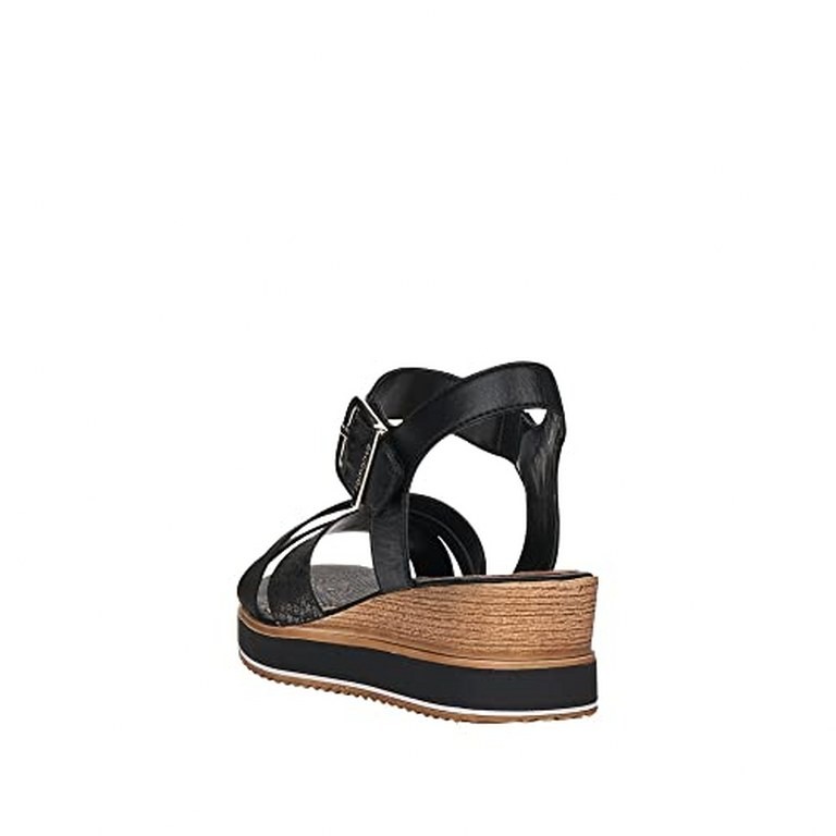 REMONTE Klassische Sandalen schwarz