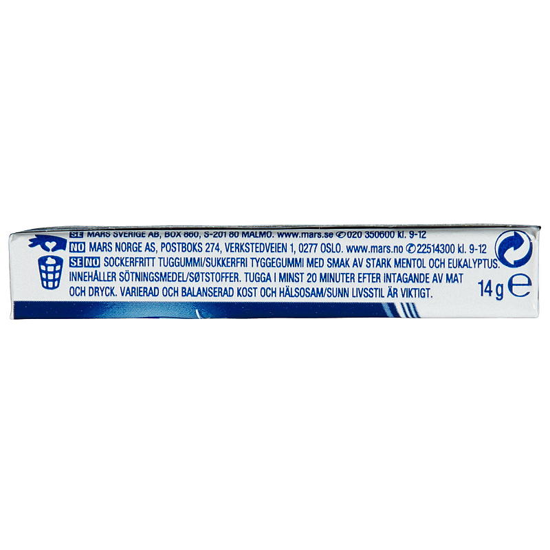 Extra Extra 14 g Strong menthol