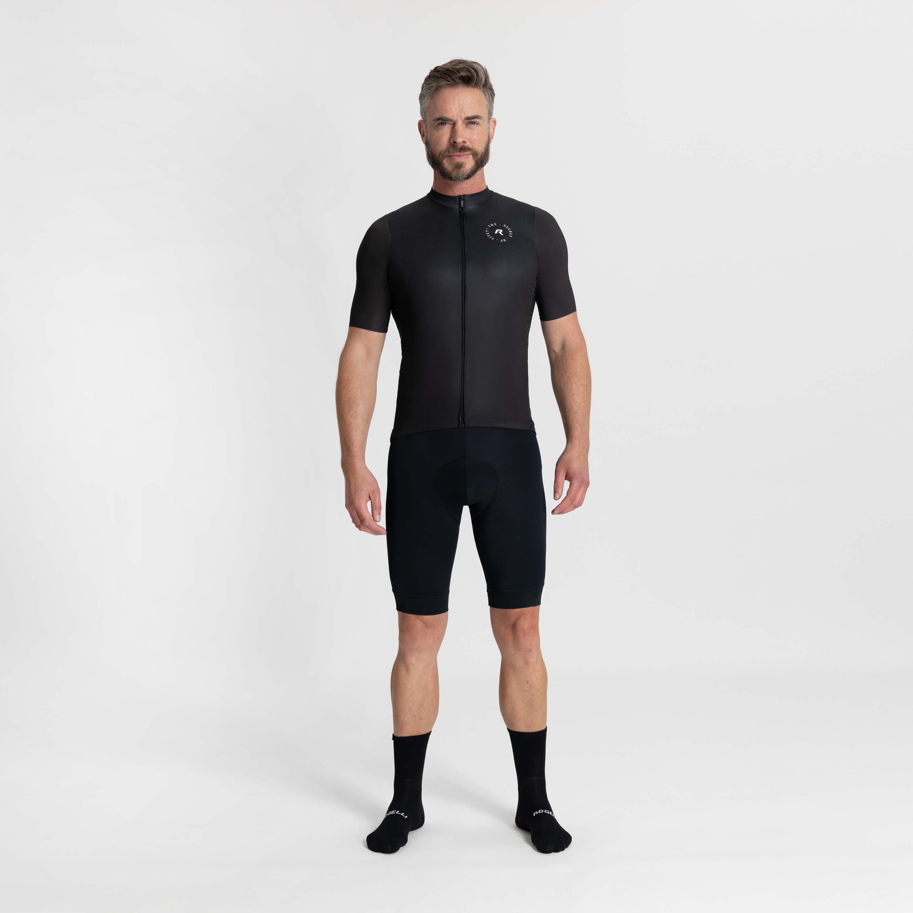 Rogelli S.O.L. Schwarz Herren Radtrikot Kurzarm