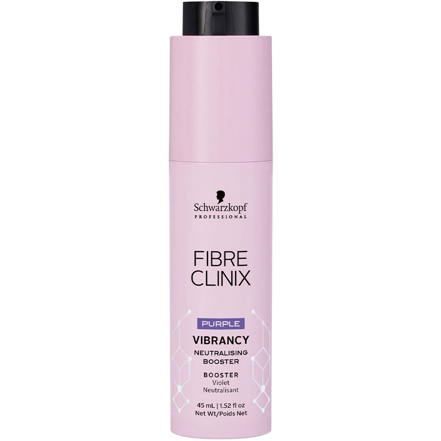 Schwarzkopf Professional Fibre Clinix Booster Violet Neutralisant - cheveux blonds clairs ou éclaircis - 45 ml