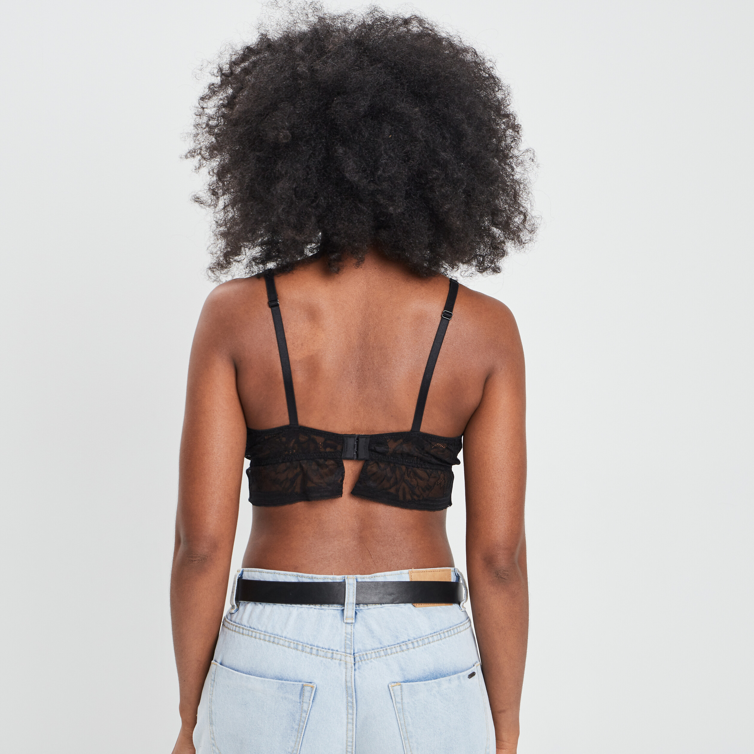 Soutien-gorge triangle noir femme | La Halle