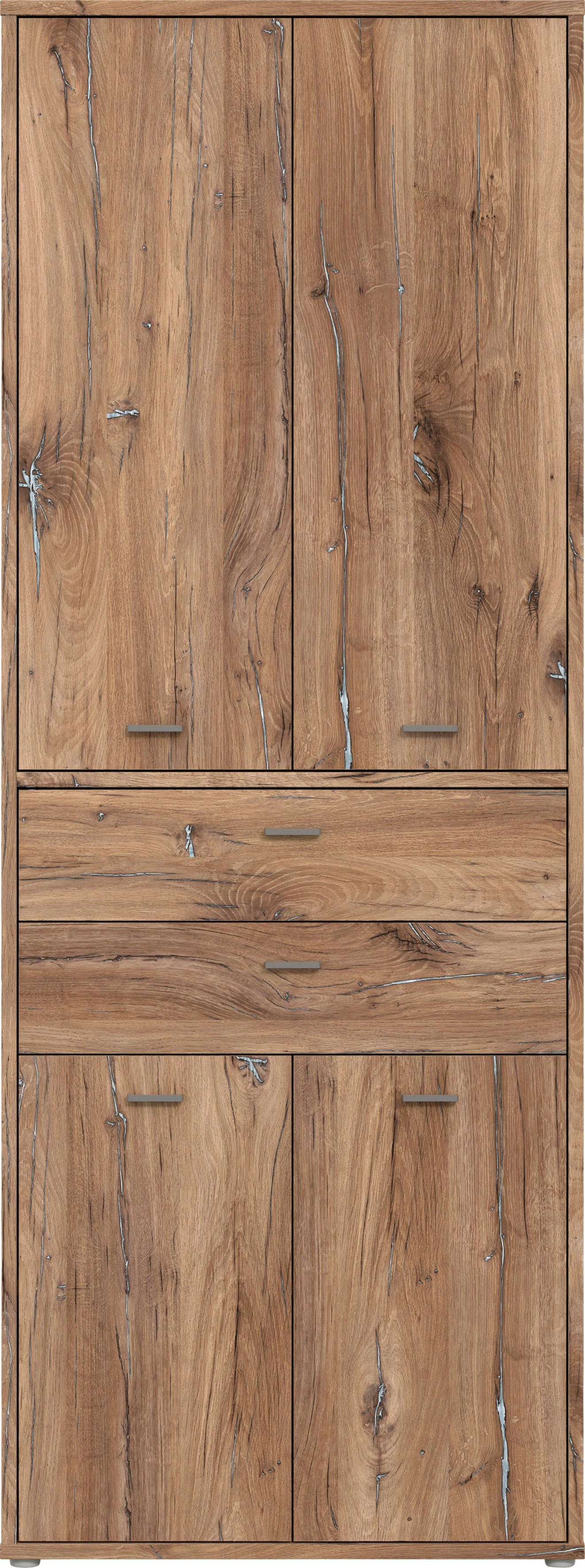 FORTE Mehrzweckschrank Ice Valley Moderner Aktenschrank für das Home Office, Breite 84,5 cm