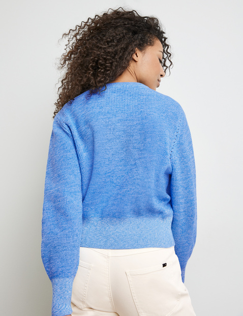 Pullover aus Baumwoll-Rippstrick
