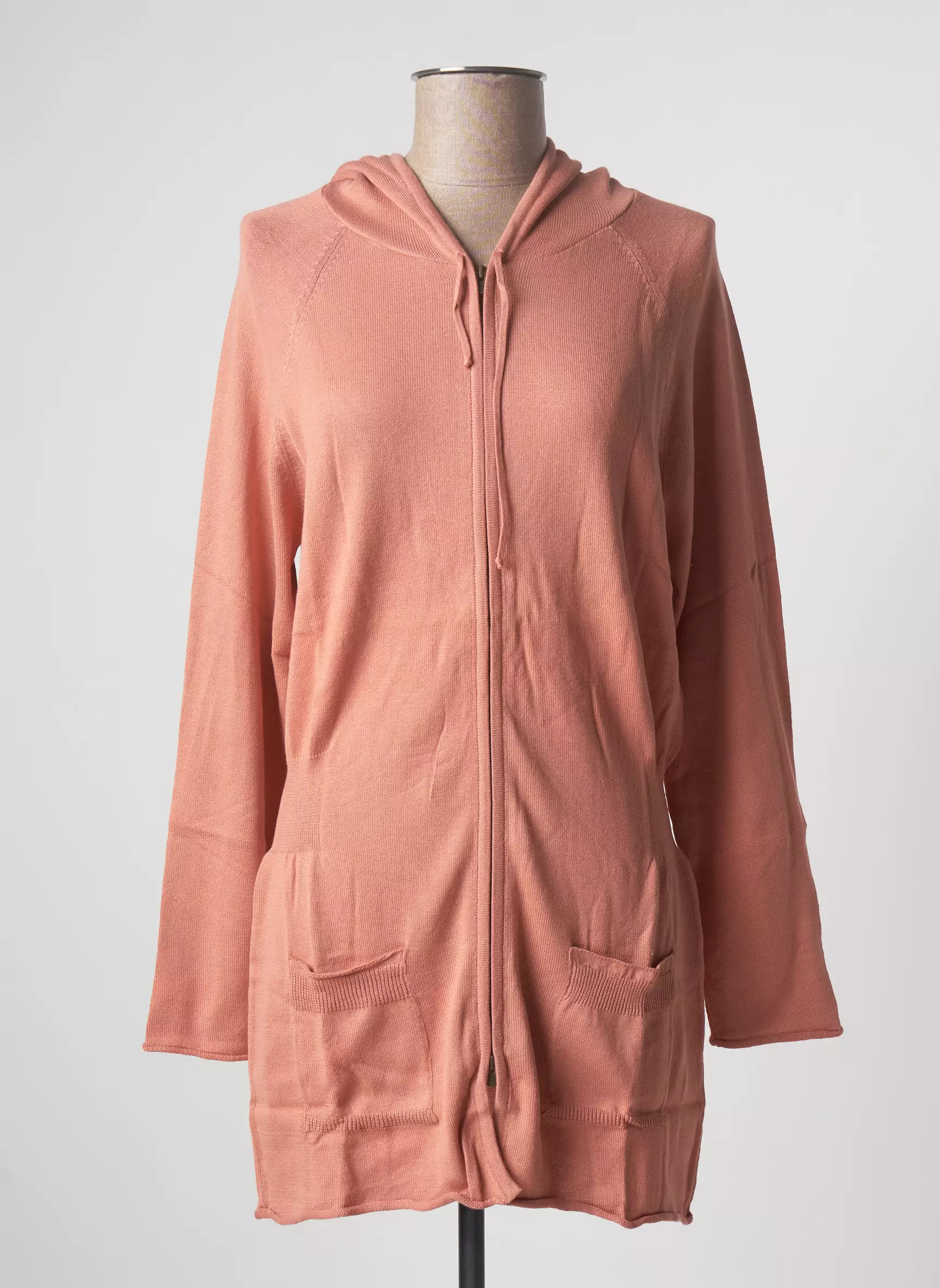 Stefan Green Cardigans Femme couleur rose