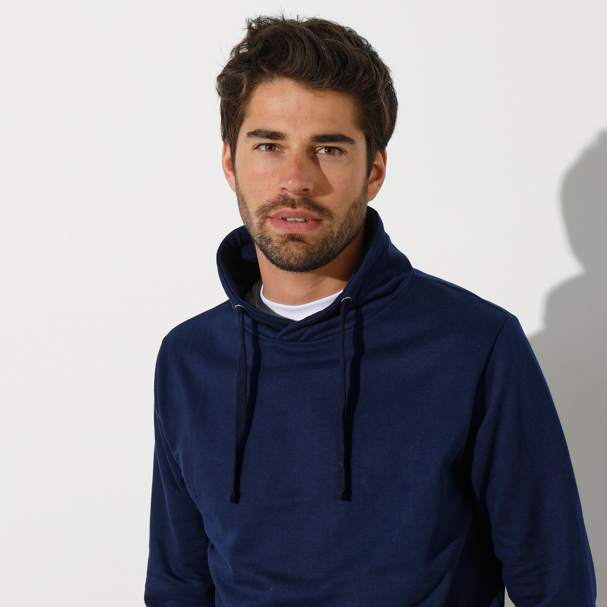 Sweat molleton col montant croisé