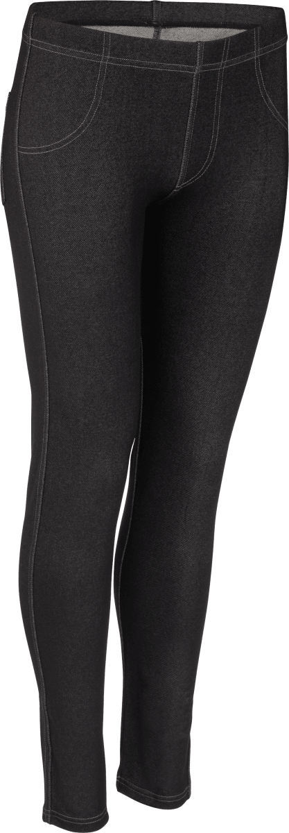 Treggings in Jeans-Optik schwarz Gr. 38/40, 1 St