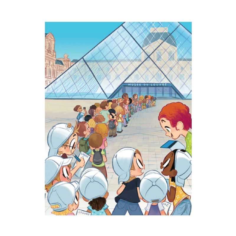Livre Je suis en CP, visite au Louvre - Flammarion