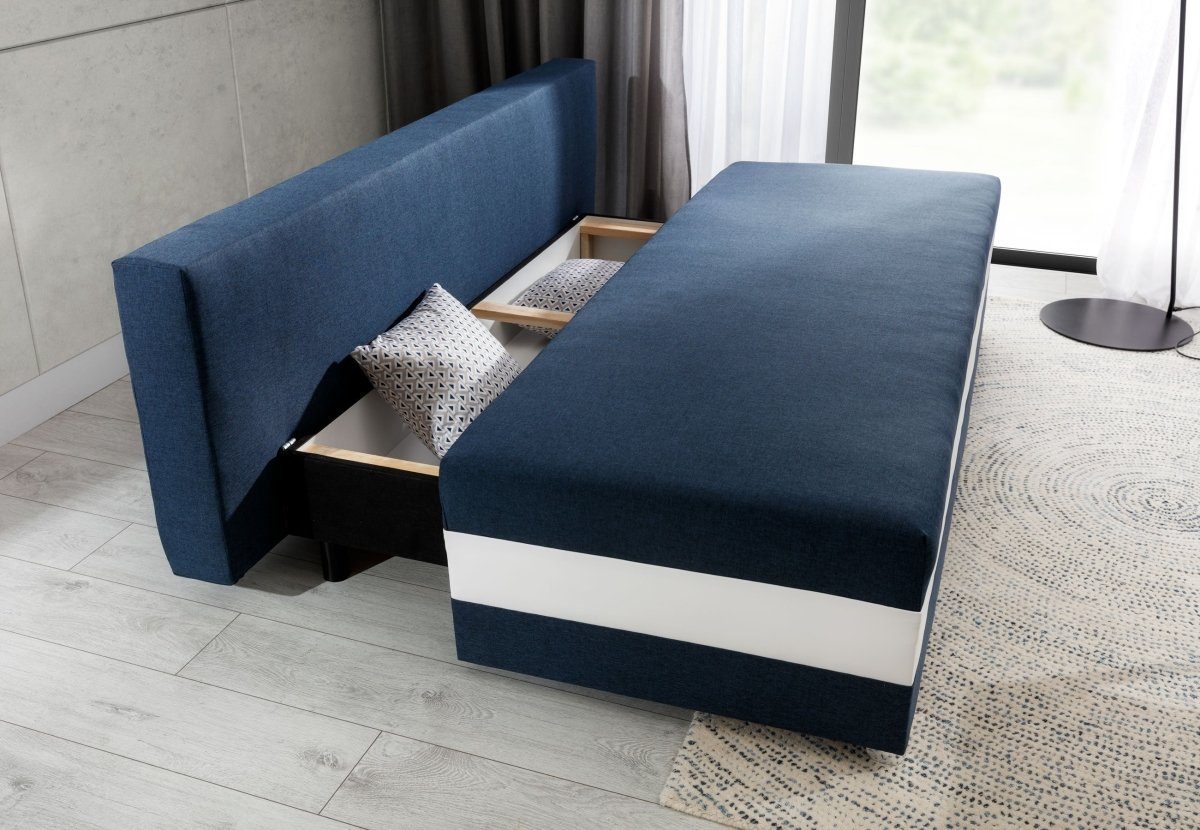Luxusbetten24 Sofa Carina, mit Schlaffunktion