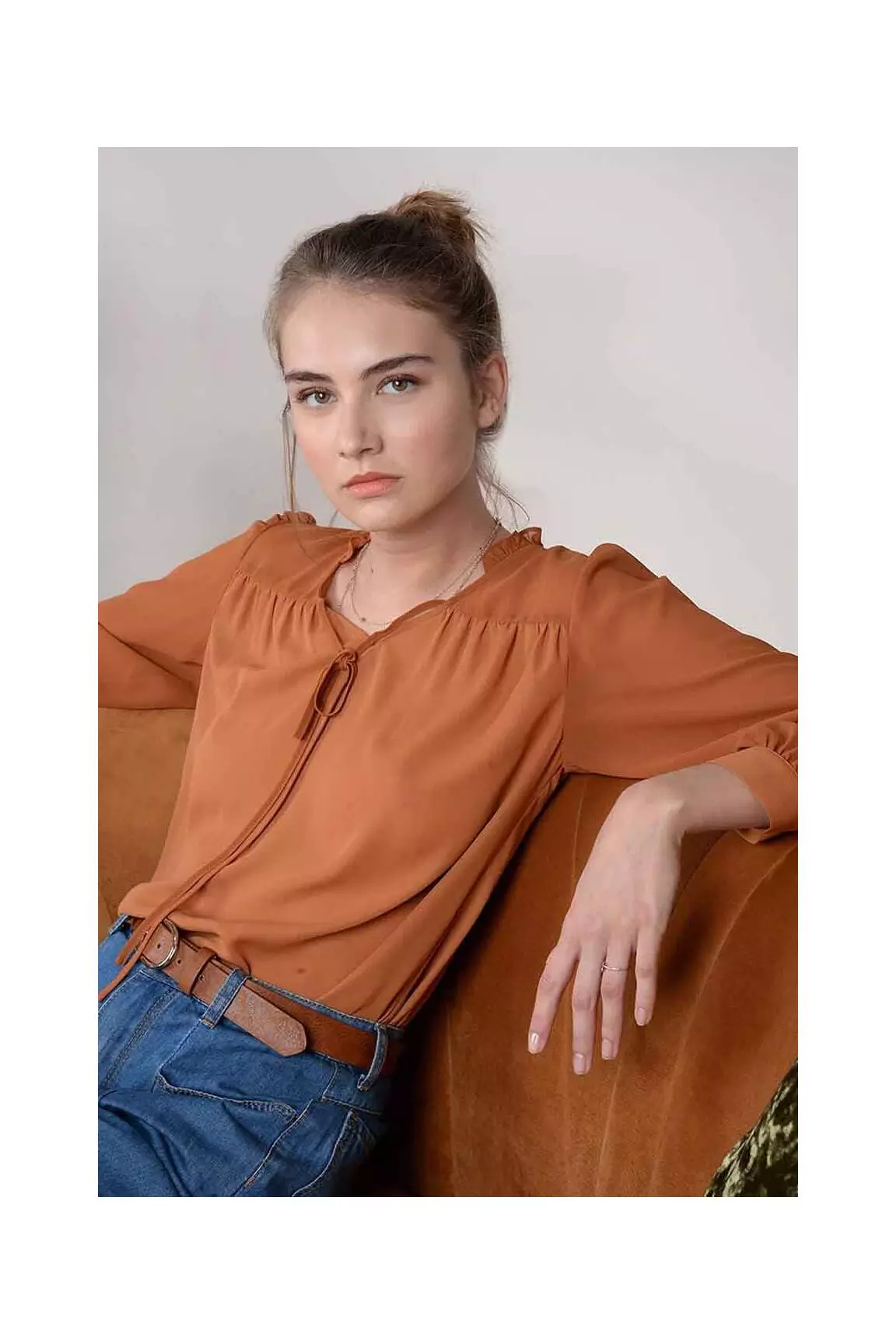 Molly Bracken Blouses Femme couleur marron