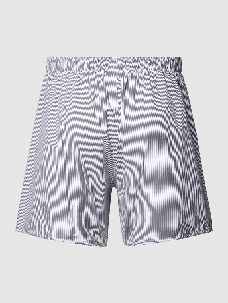 Boxershorts mit Label-Patch im 3er-Pack in marineblau